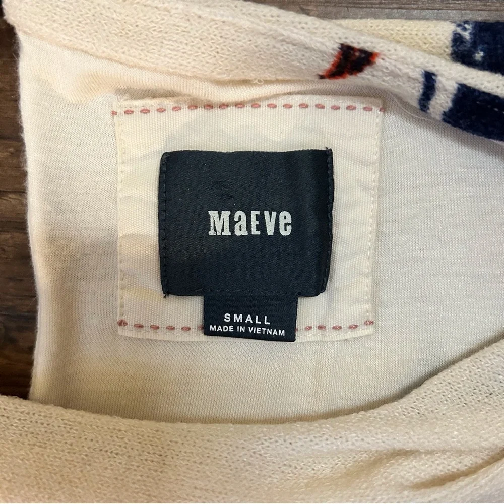 Maeve Anthousai Floral Knit Bell Sleeve Sweater Mini Dress - Picture 13 of 15